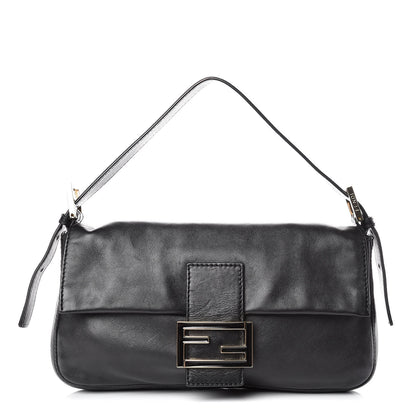 Fendi Calfskin Baguette Black 1 of 9