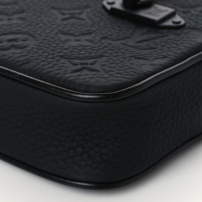 Louis Vuitton Taurillon Monogram Uniformes Solar Ray Soft Pochette Volga Belt Bag Black 9 of 9