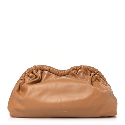 Mansur Gavriel Lambskin Cloud Clutch Caramel 1 of 8