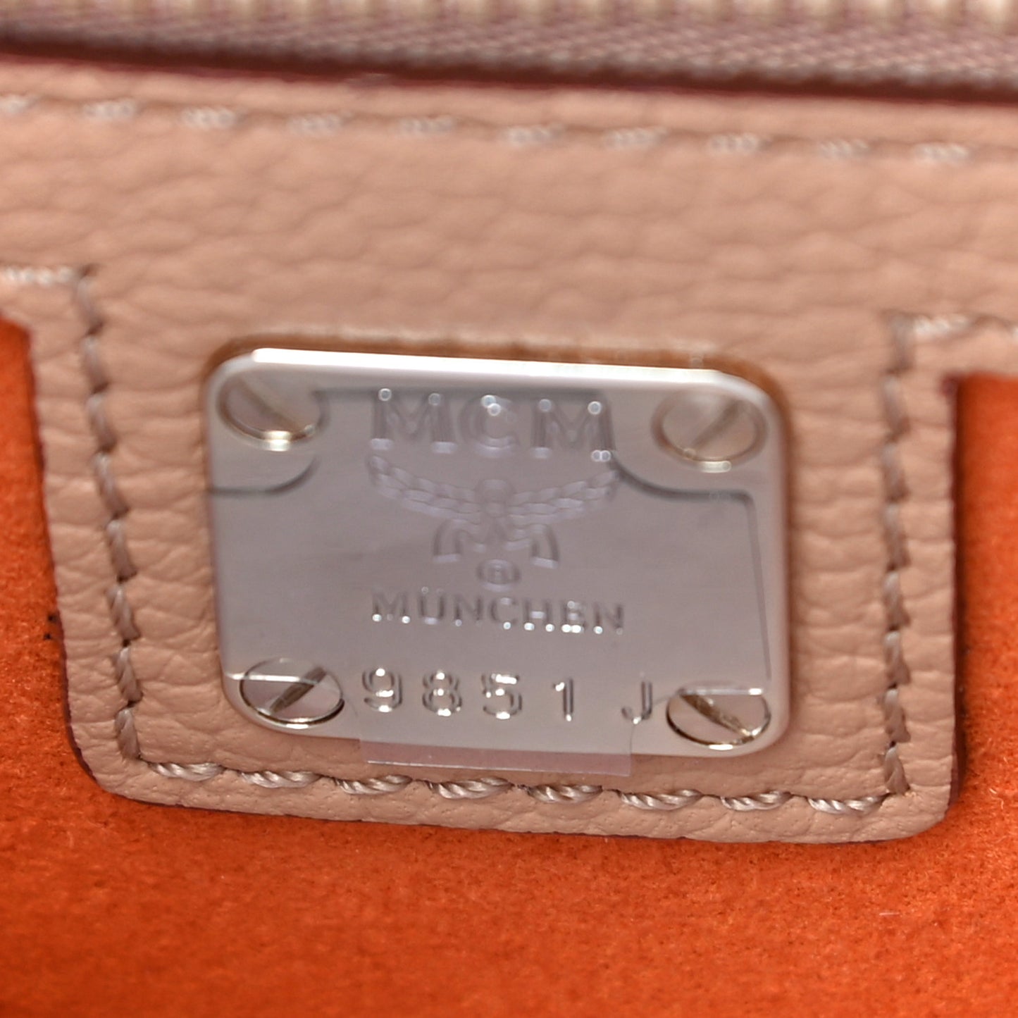 Calfskin Studded Patricia Crossbody Bag Biscuit