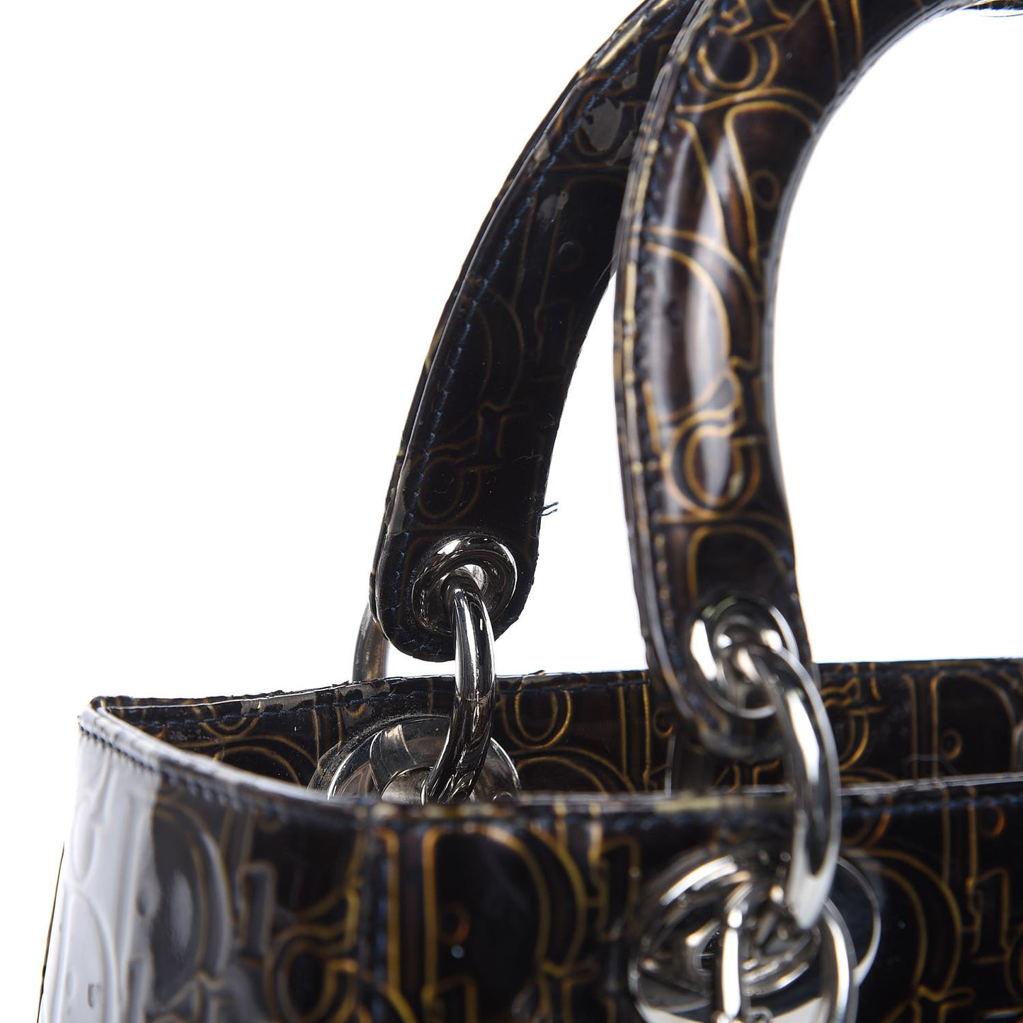 Patent Ultimate Medium Lady Dior Brown