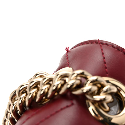 Gucci Calfskin Matelasse Mini GG Marmont Shoulder Bag Rosso Ancora 11 of 11