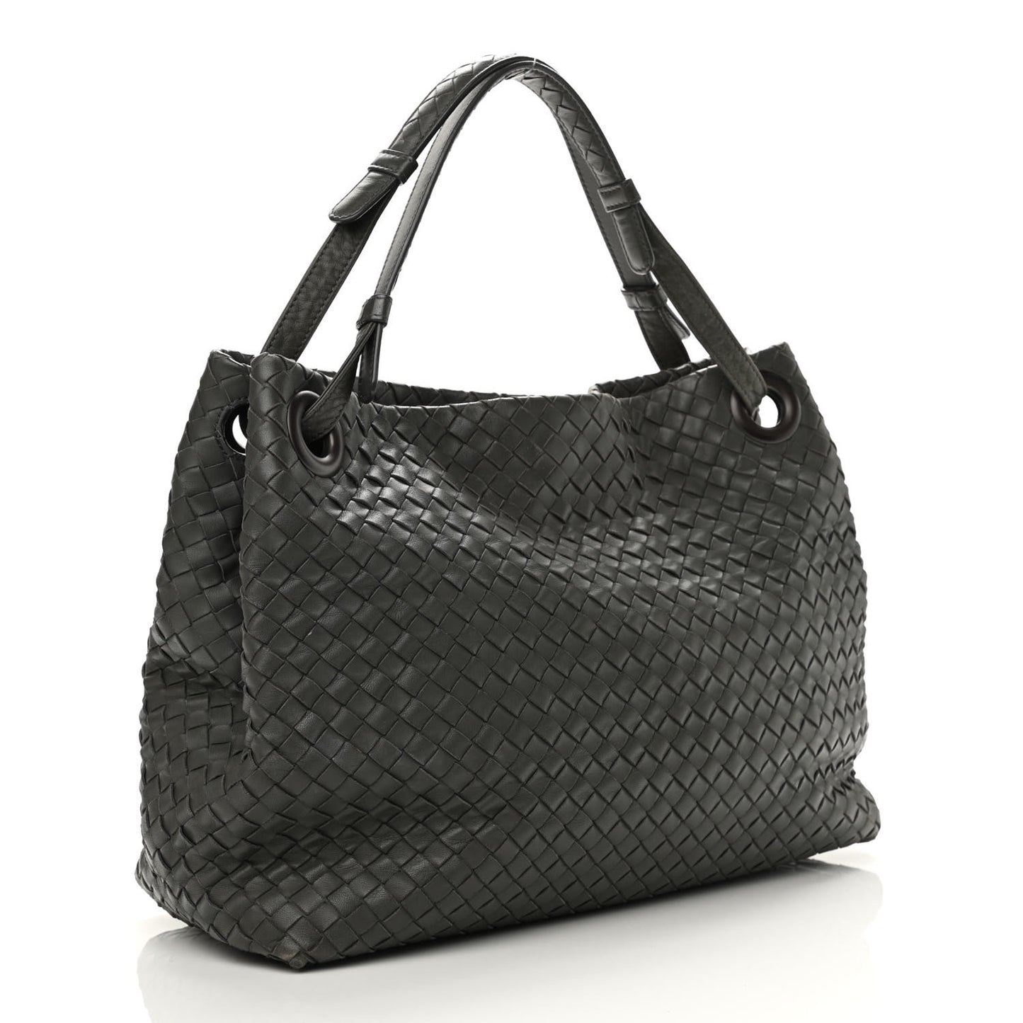 Nappa Intrecciato Bella Tote Grey