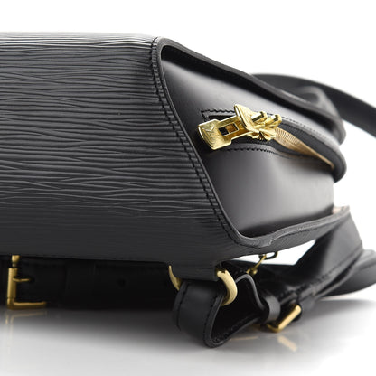 Louis Vuitton Epi Mabillon Backpack Black 8 of 8