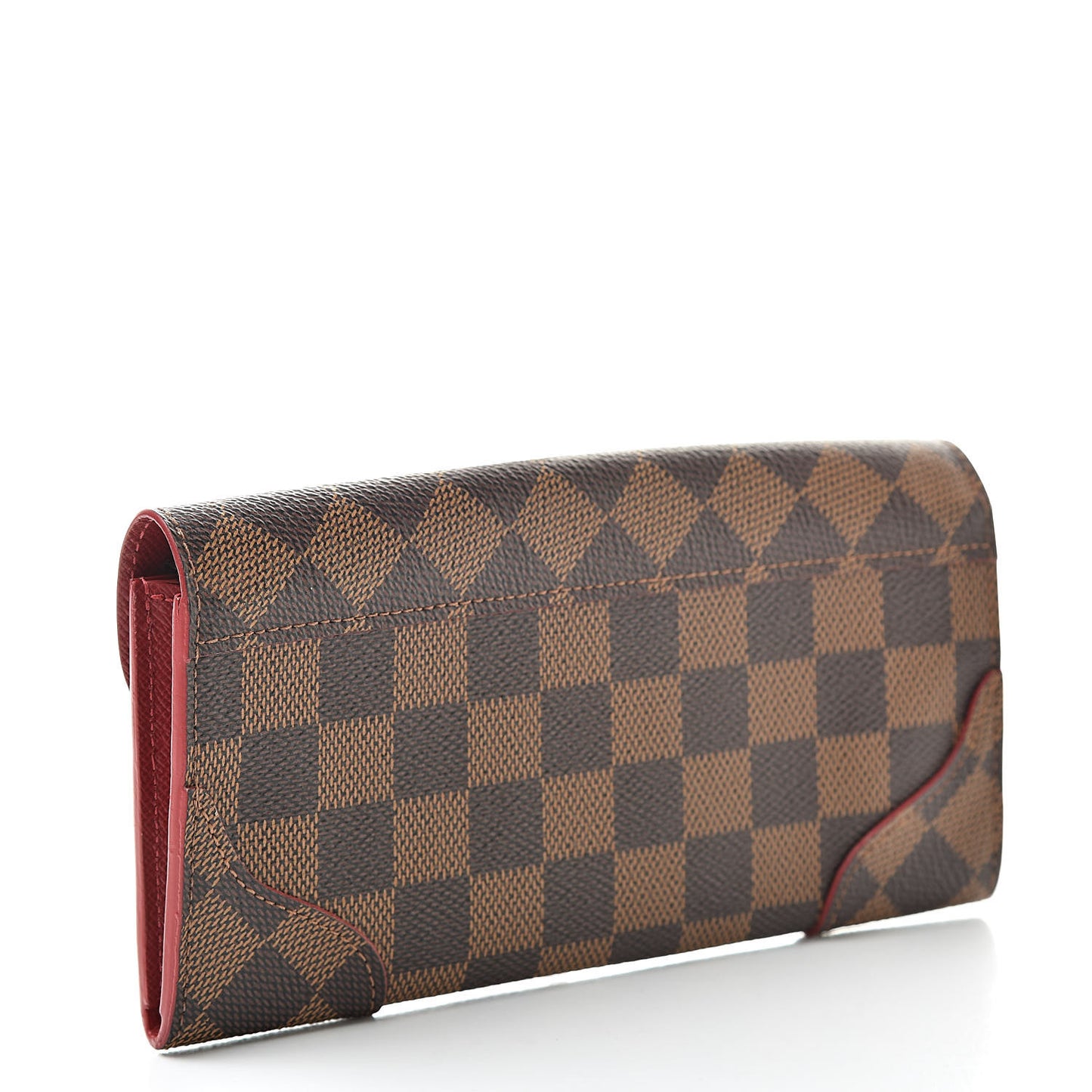 Damier Ebene Caissa Wallet Cherry