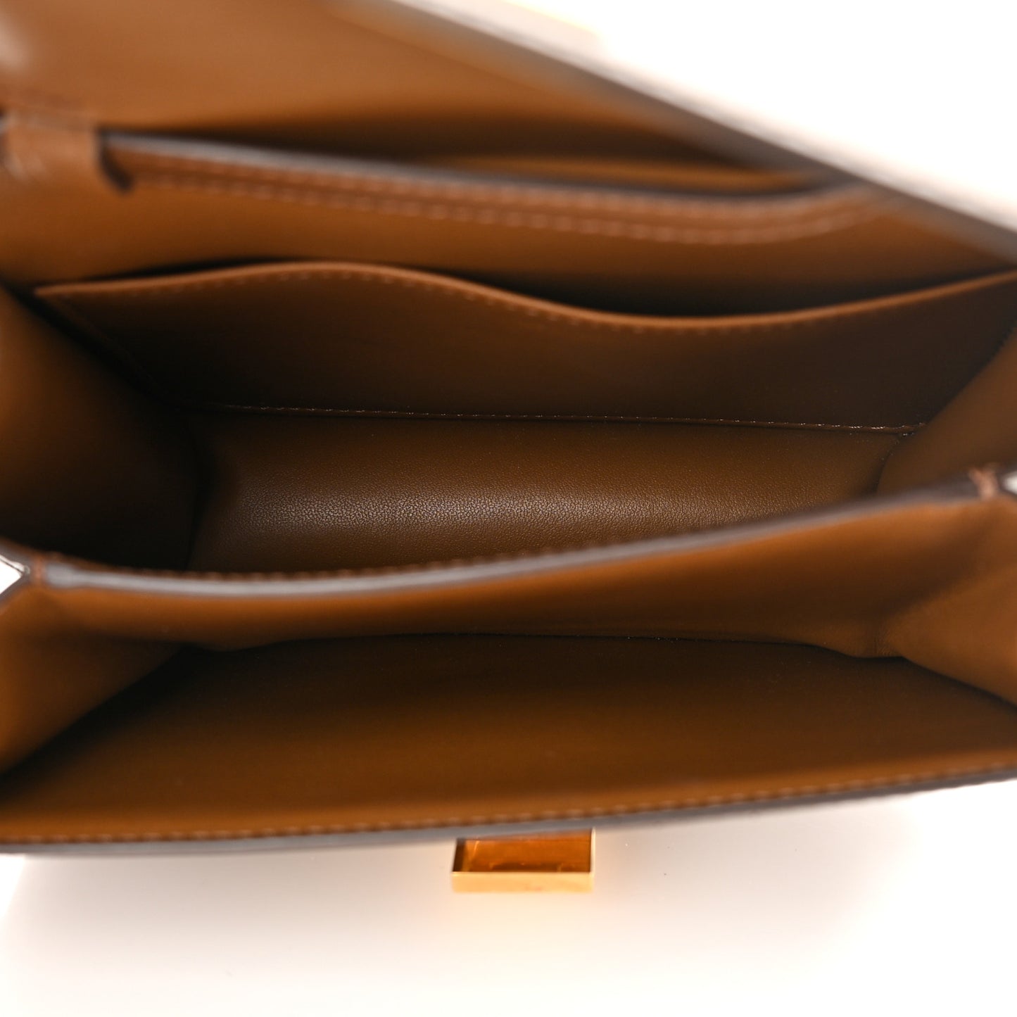 Box Calfskin Teen Classic Box Flap Bag Camel