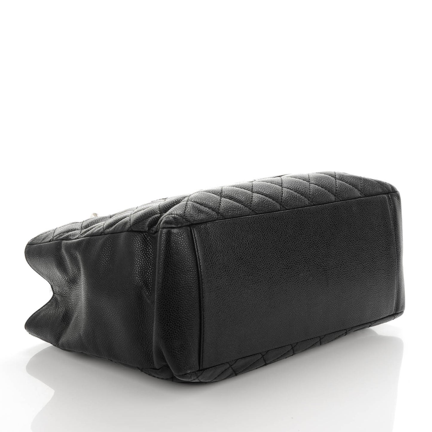 Caviar Quilted Grand Shopping Tote GST Black