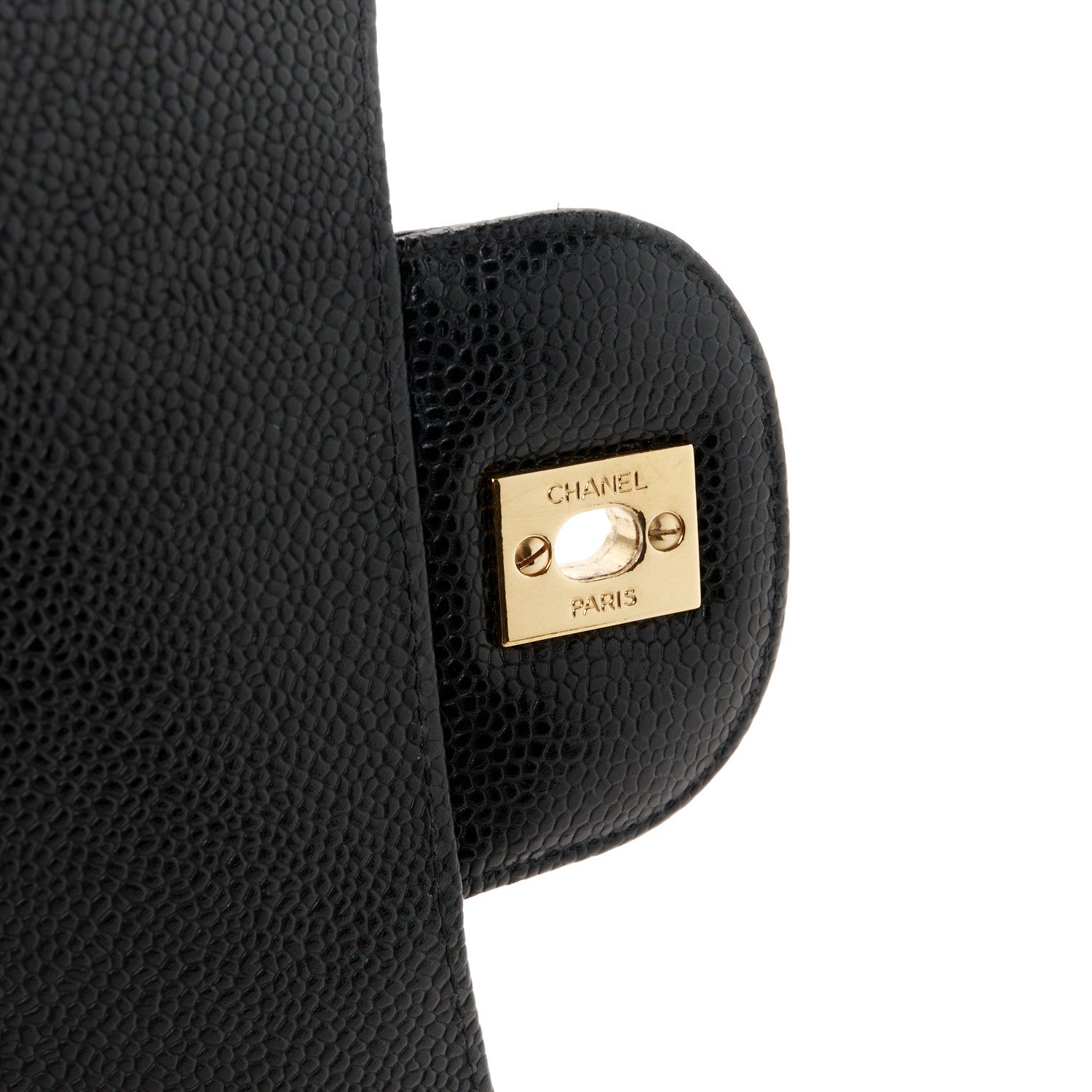 Chanel Caviar Quilted Jumbo Single Flap Black 7 of 14