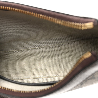 Gucci GG Supreme Monogram Textured Dollar Calfskin Small Ophidia Hobo Beige Ebony New Acero 5 of 10