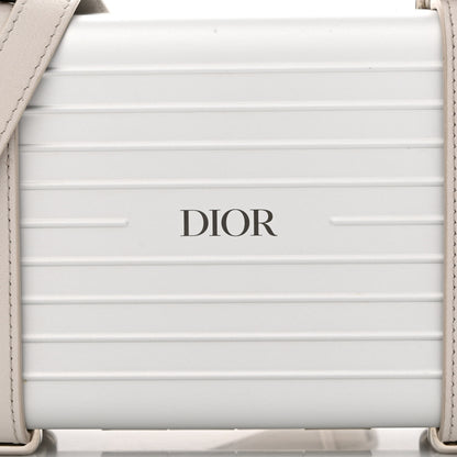 Christian Dior X RIMOWA Aluminum Personal Clutch On Strap Silver 9 of 13