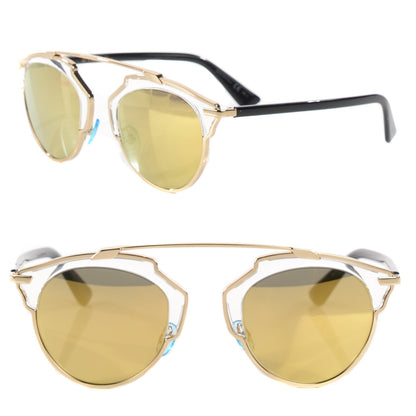 Christian Dior Mirrored So Real Sunglasses Gold 1 of 9