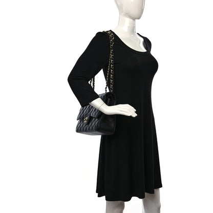 Chanel Caviar Quilted Jumbo Single Flap Black 2 of 9