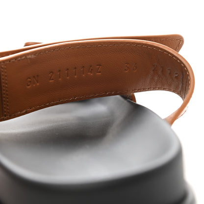 Hermes Calfskin Womens Chypre Sandals 36 Naturel 8 of 9