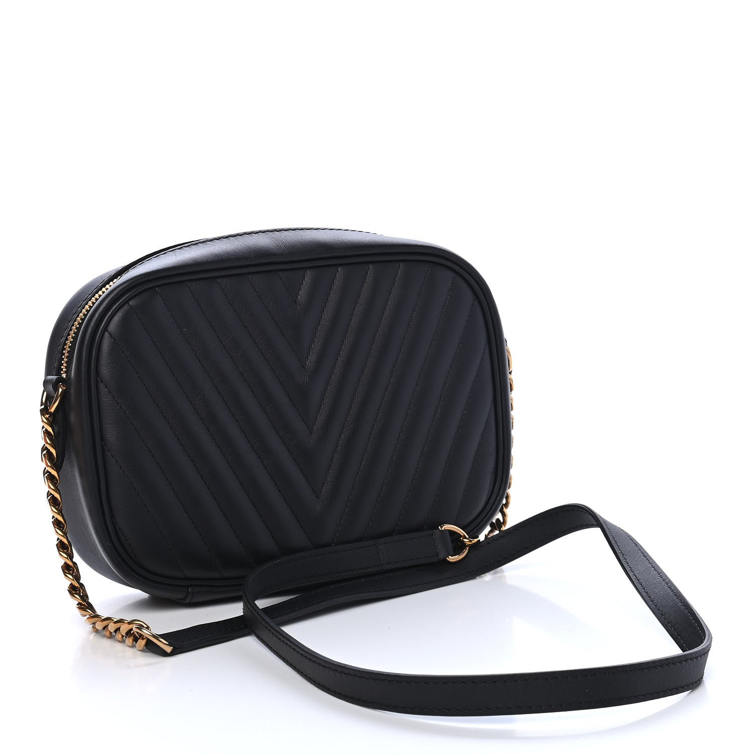Louis Vuitton Calfskin New Wave Camera Bag Black 3 of 11