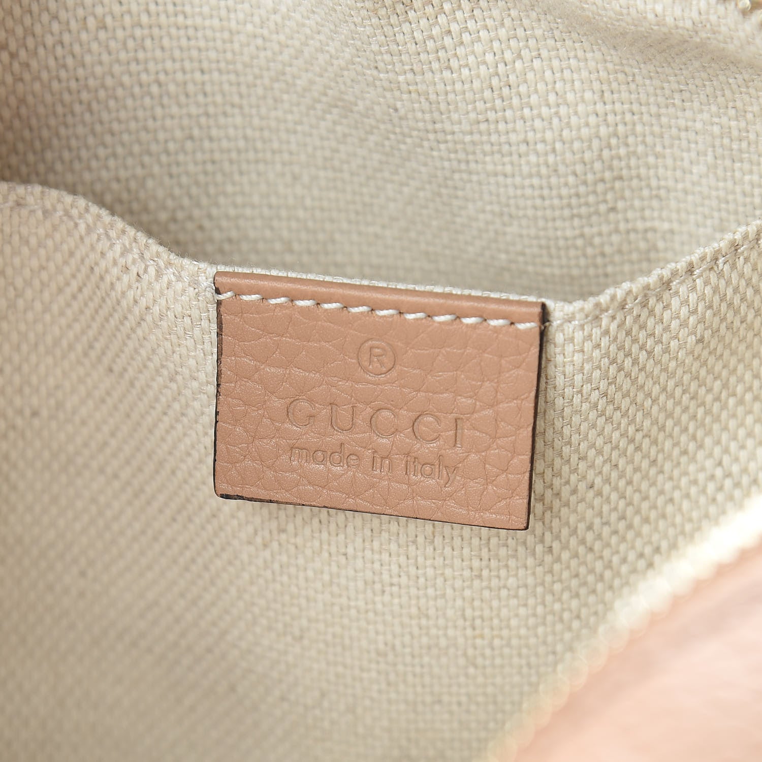 Gucci Pebbled Calfskin Small Soho Disco Bag Rose Beige 6 of 10