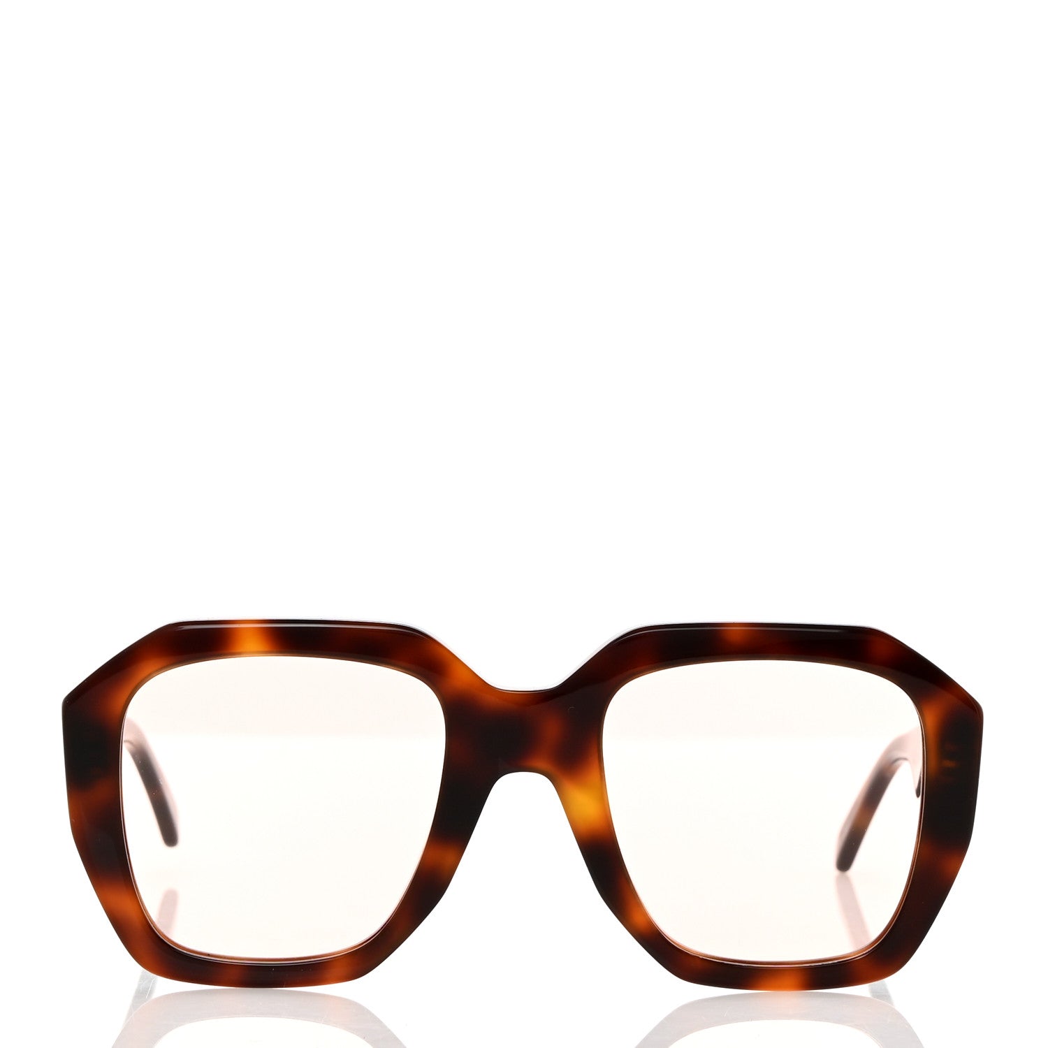 Celine Acetate Square Sunglasses CL40045I Havana 2 of 7