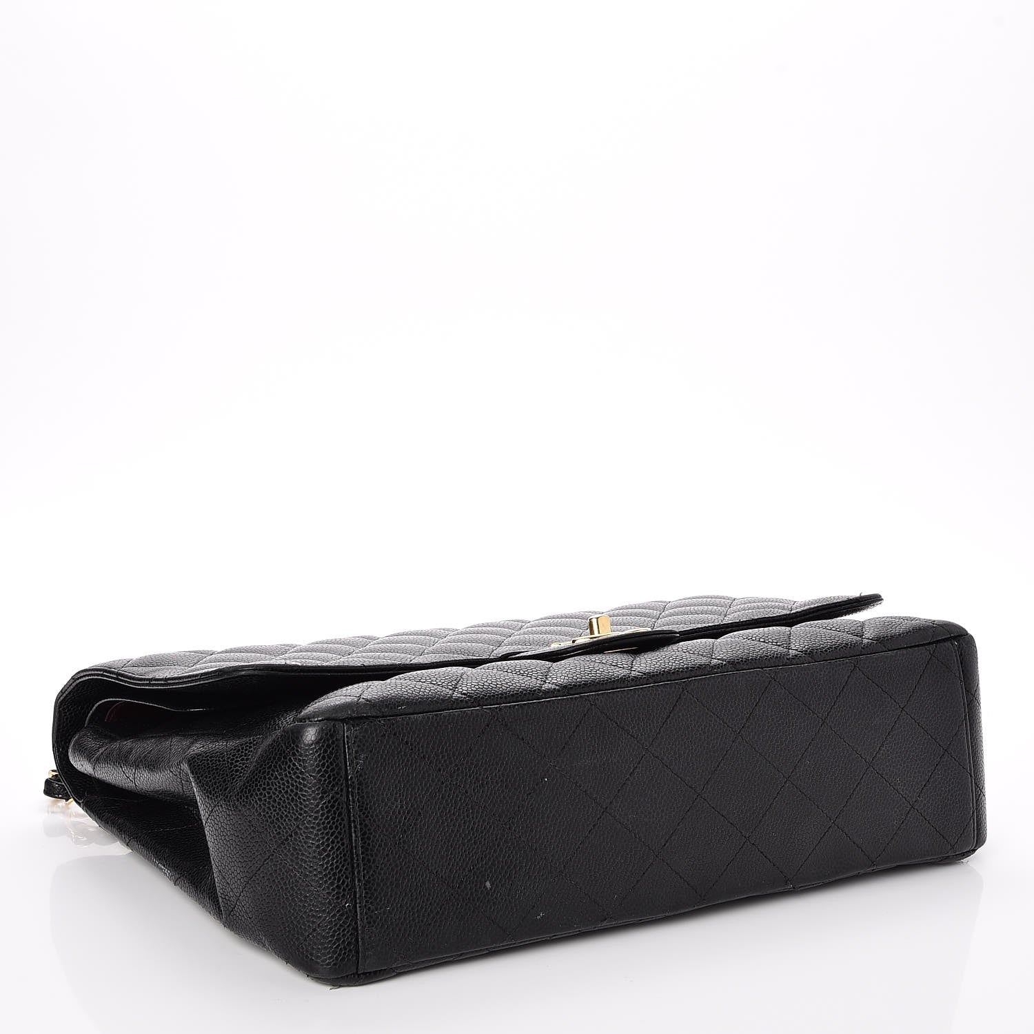 Chanel Caviar Quilted Maxi Double Flap Black 5 of 9