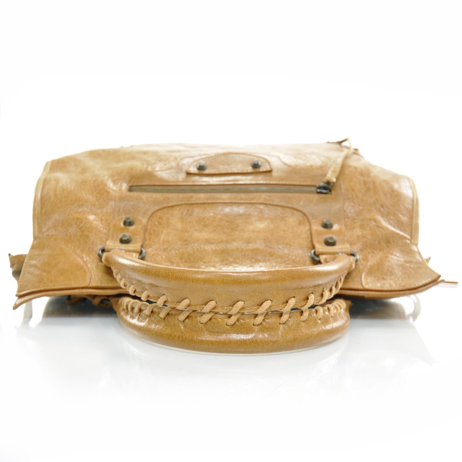 Balenciaga Chevre Afternoon Tote Caramel 5 of 11
