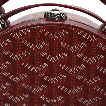Goyard Goyardine Alto Hatbox Red 7 of 9