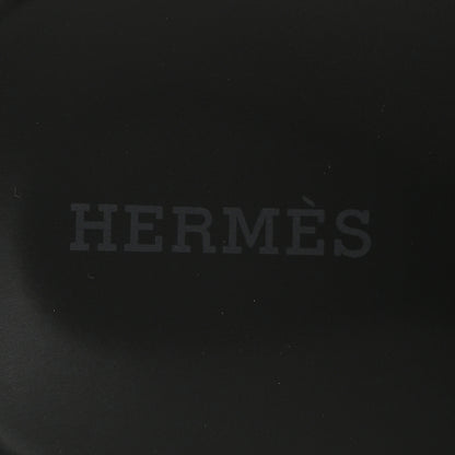 Hermes Calfskin Womens Chypre Sandals 38.5 Black 7 of 10