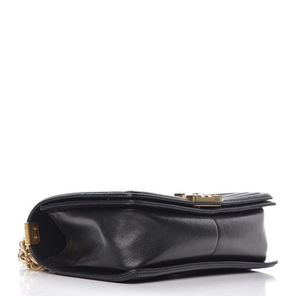 Chanel Lambskin Quilted Medium Boy Flap Black 4 of 12