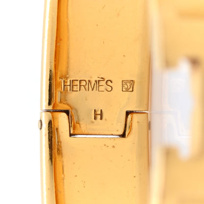 Hermes Enamel Narrow Clic Clac H Bracelet PM Black 4 of 6
