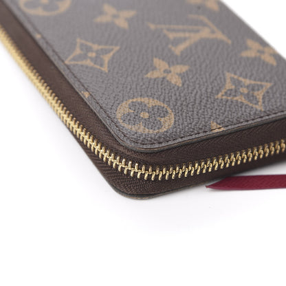 Louis Vuitton Monogram Clemence Wallet Fuchsia 12 of 13
