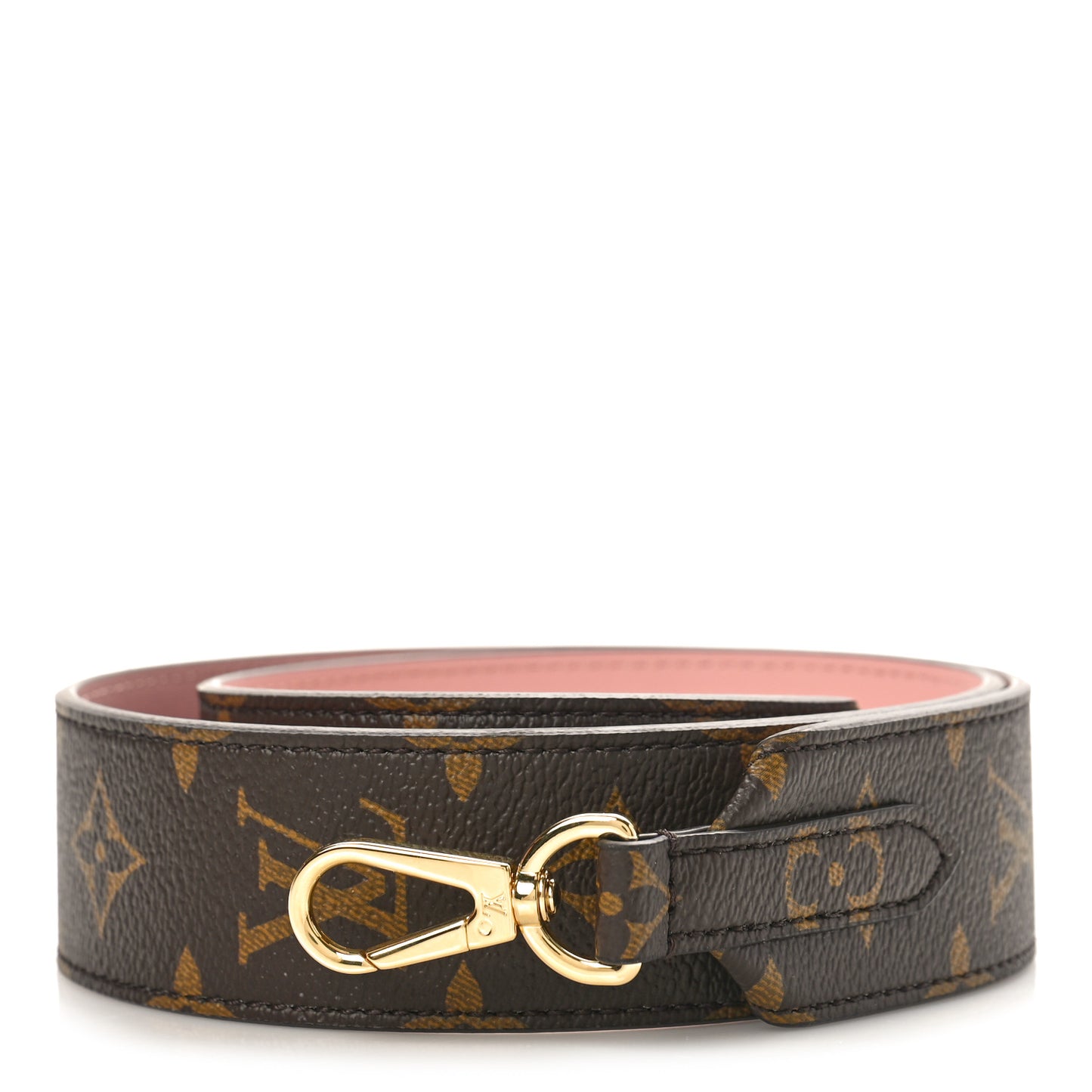 Monogram Bandouliere Shoulder Strap Rose Poudre