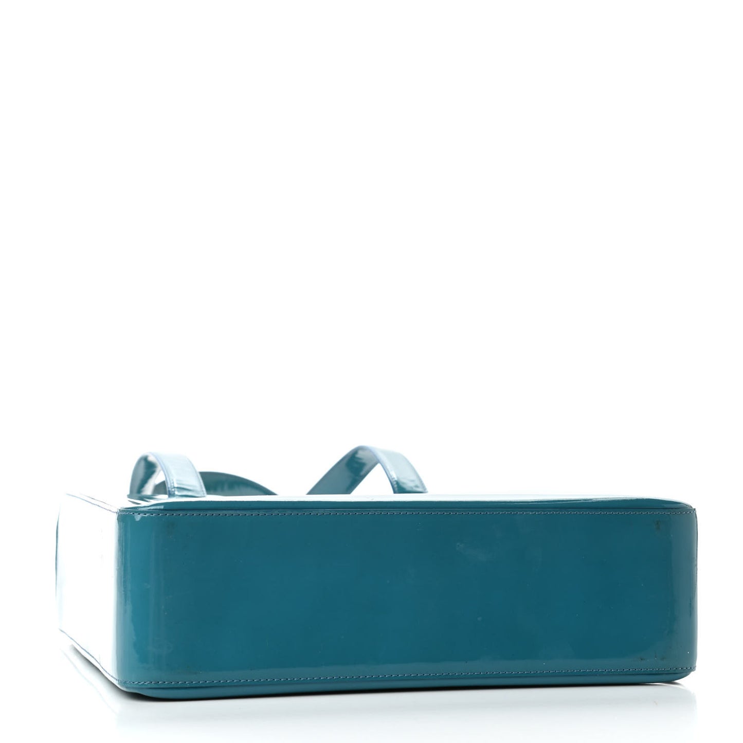Patent Logo Tote Turquoise