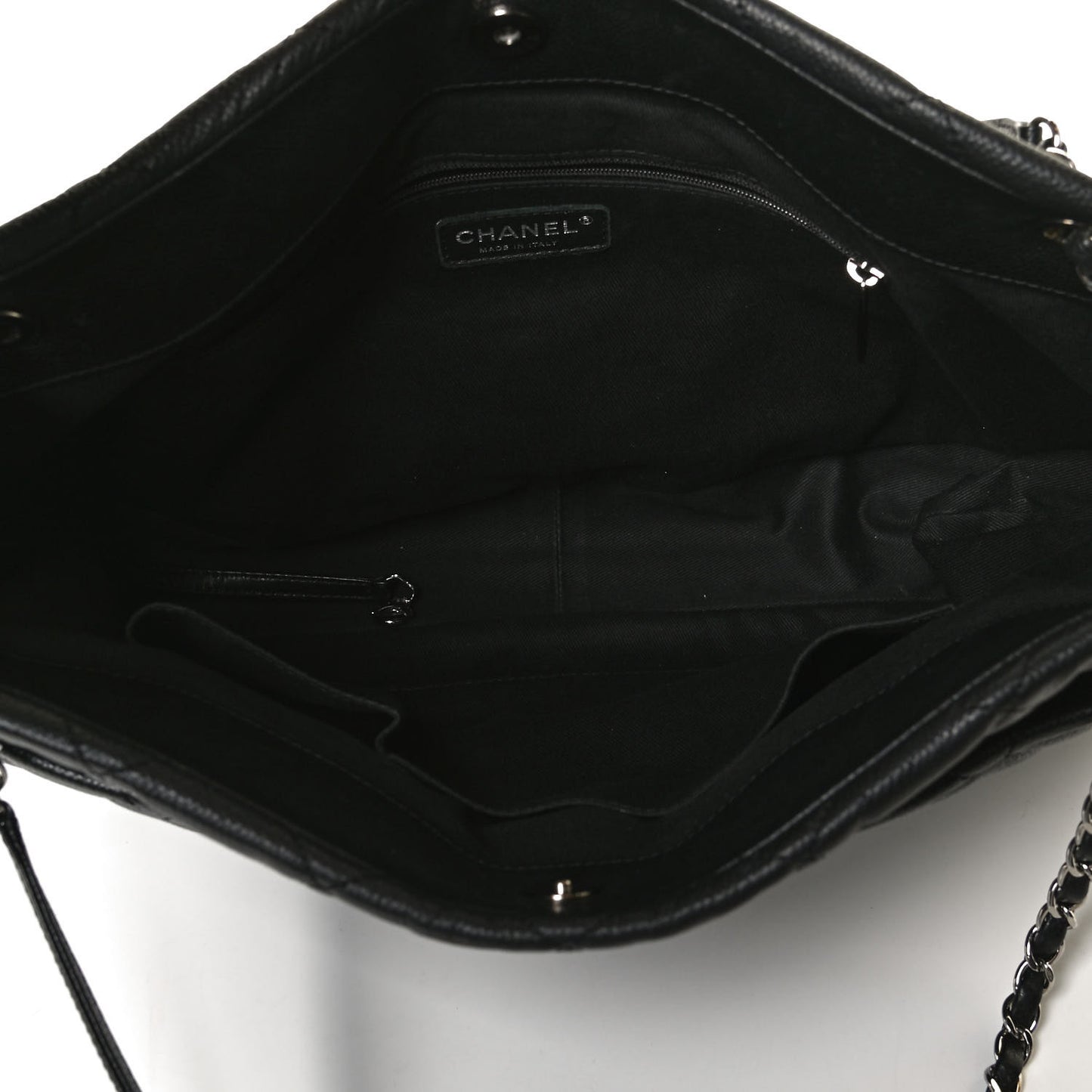 Caviar Quilted CC Timeless Soft Tote Black