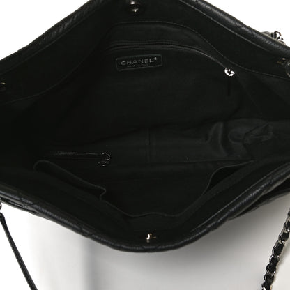 Chanel Caviar Quilted CC Timeless Soft Tote Black 5 of 11