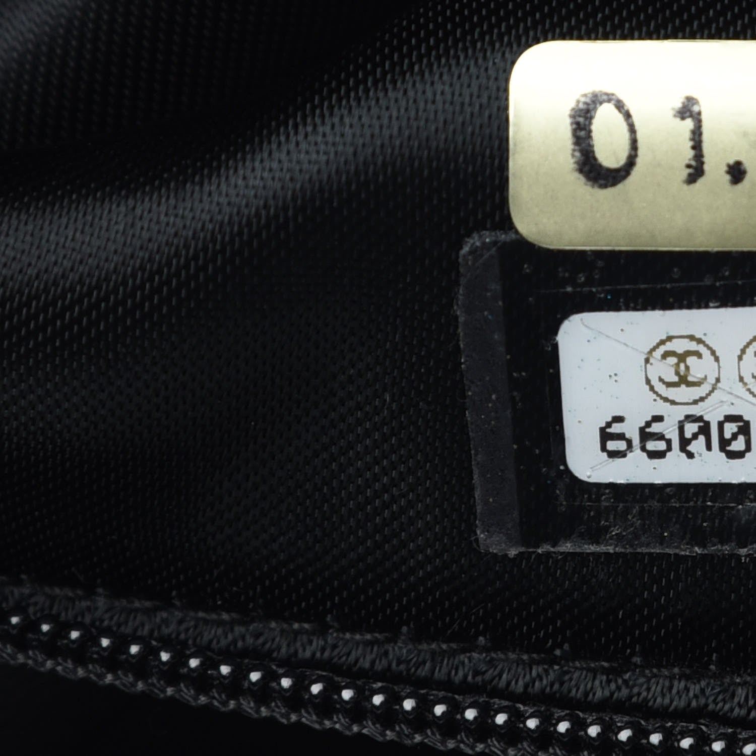 Chanel Lambskin Bekko Chain Large Shoulder Bag Black 7 of 8