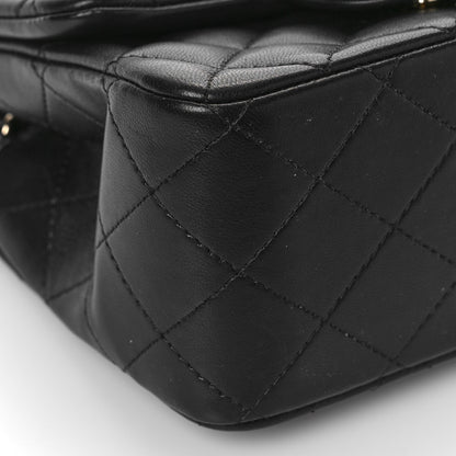Chanel Lambskin Quilted Mini Square Flap Black 8 of 9