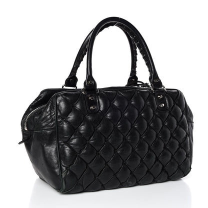 Balenciaga Chevre Quilted Matelasse MM Black 3 of 14
