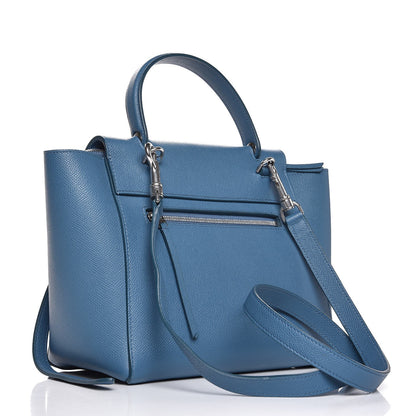 Celine Grained Calfskin Micro Belt Bag Washed Blue 3 of 8
