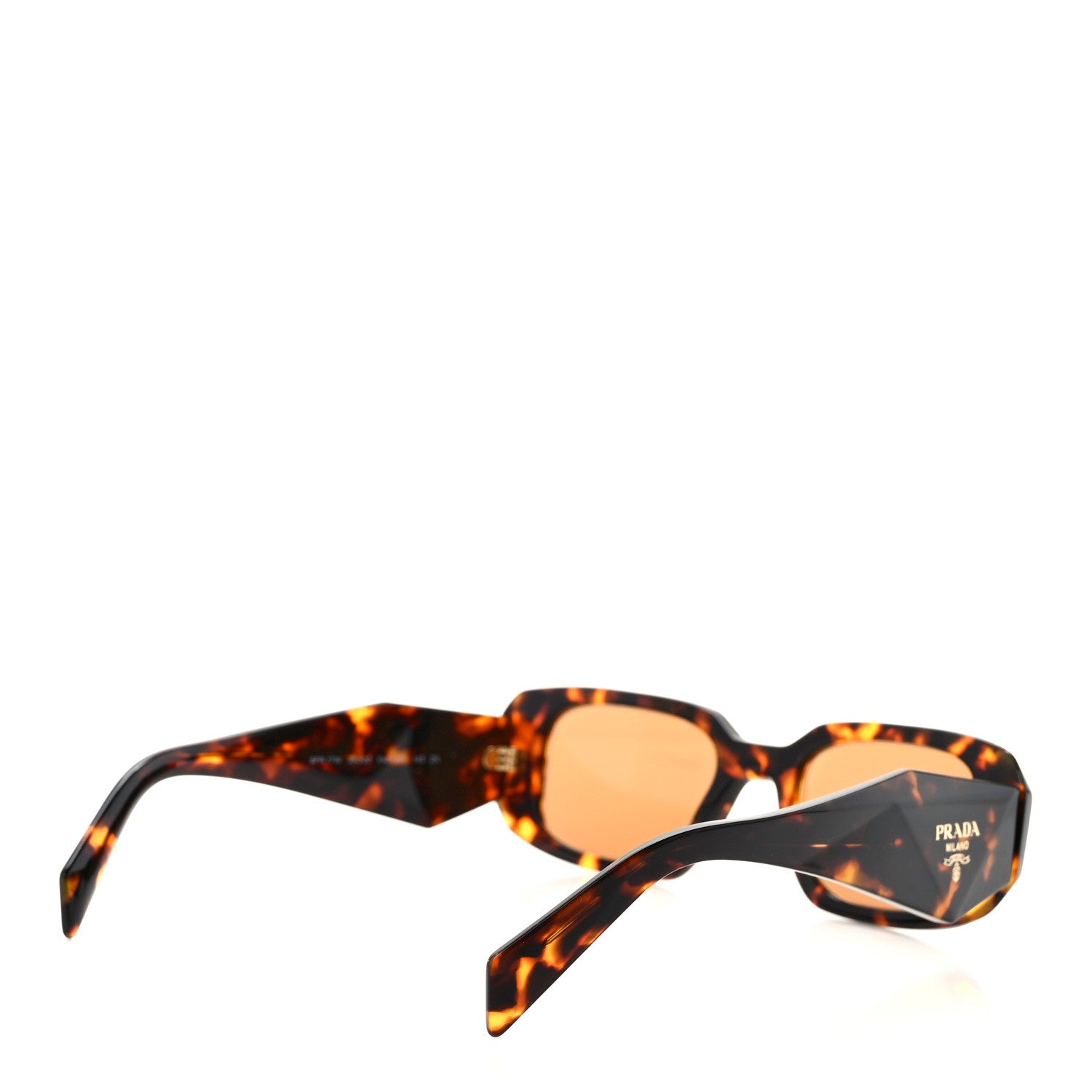 Prada Acetate Symbole Sunglasses SPR 17W Honey Tortoise 5 of 8