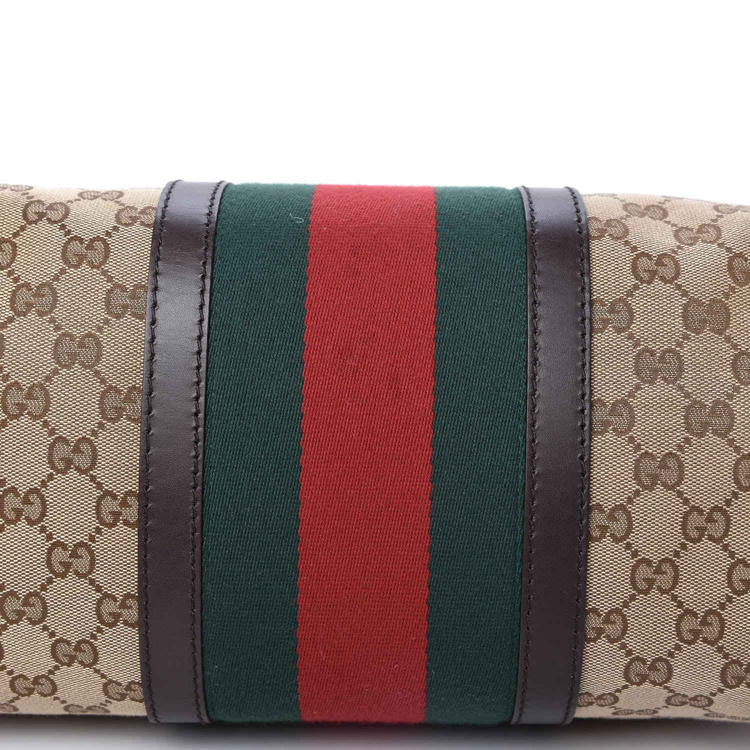 Gucci GG Canvas Vintage Web Large Tote Brown 11 of 11