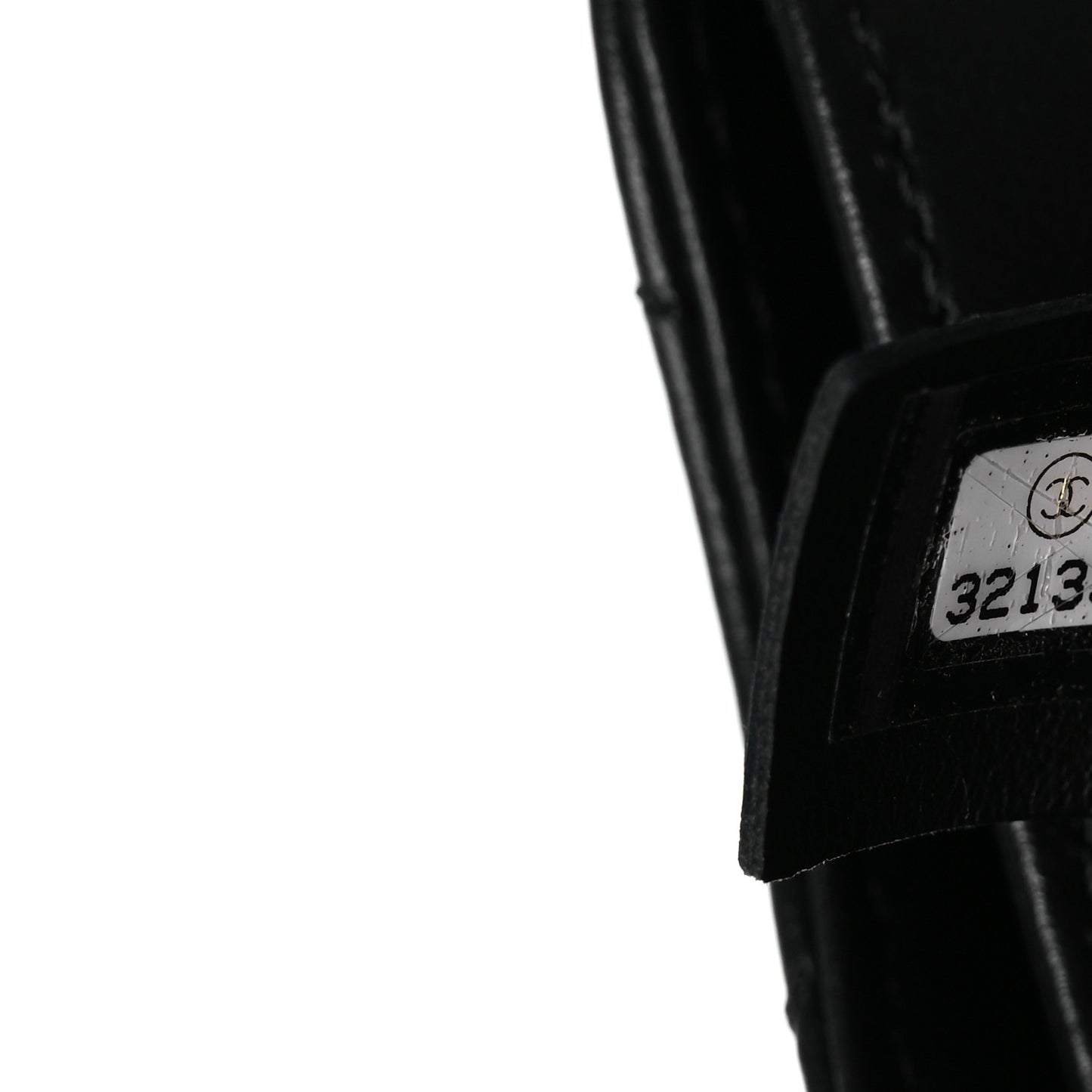 Calfskin Quilted CC Uniform Flap Belt Bag Black