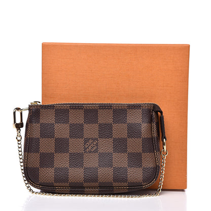 Louis Vuitton Damier Ebene Mini Pochette Accessories 9 of 9