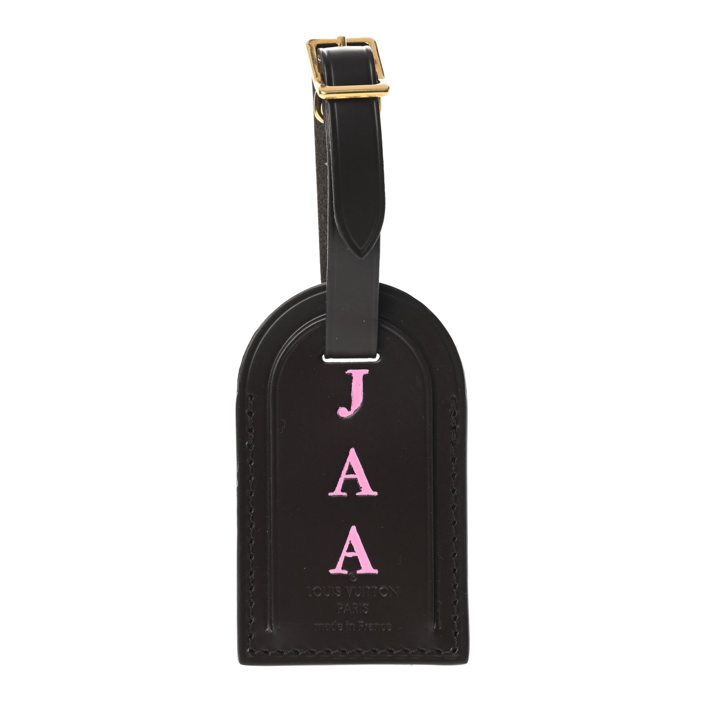 Calfskin Luggage Tag Ebene