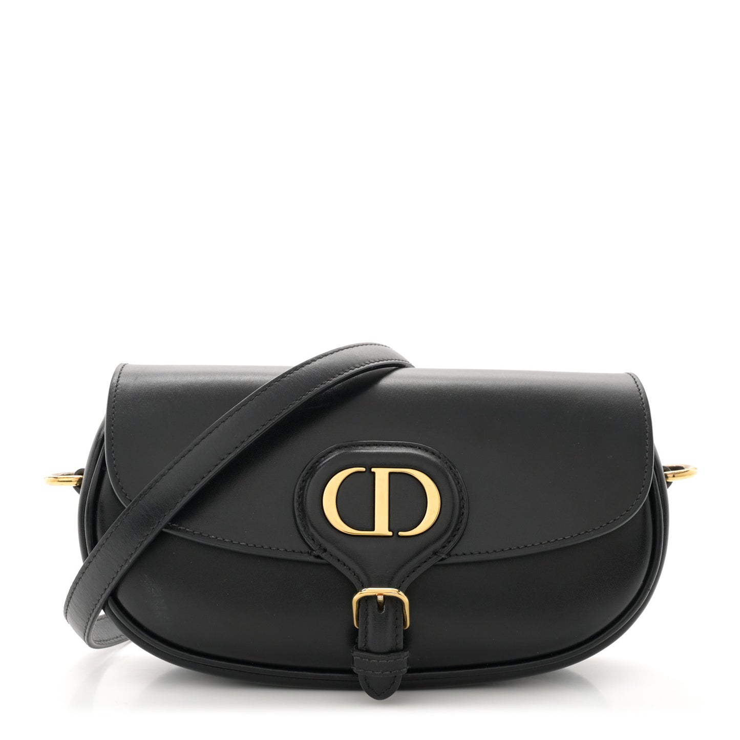 Box Calfskin East West Bobby Bag Black