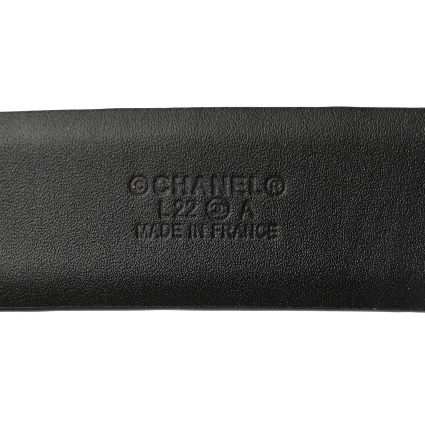 Calfskin CC Belt 90 Black