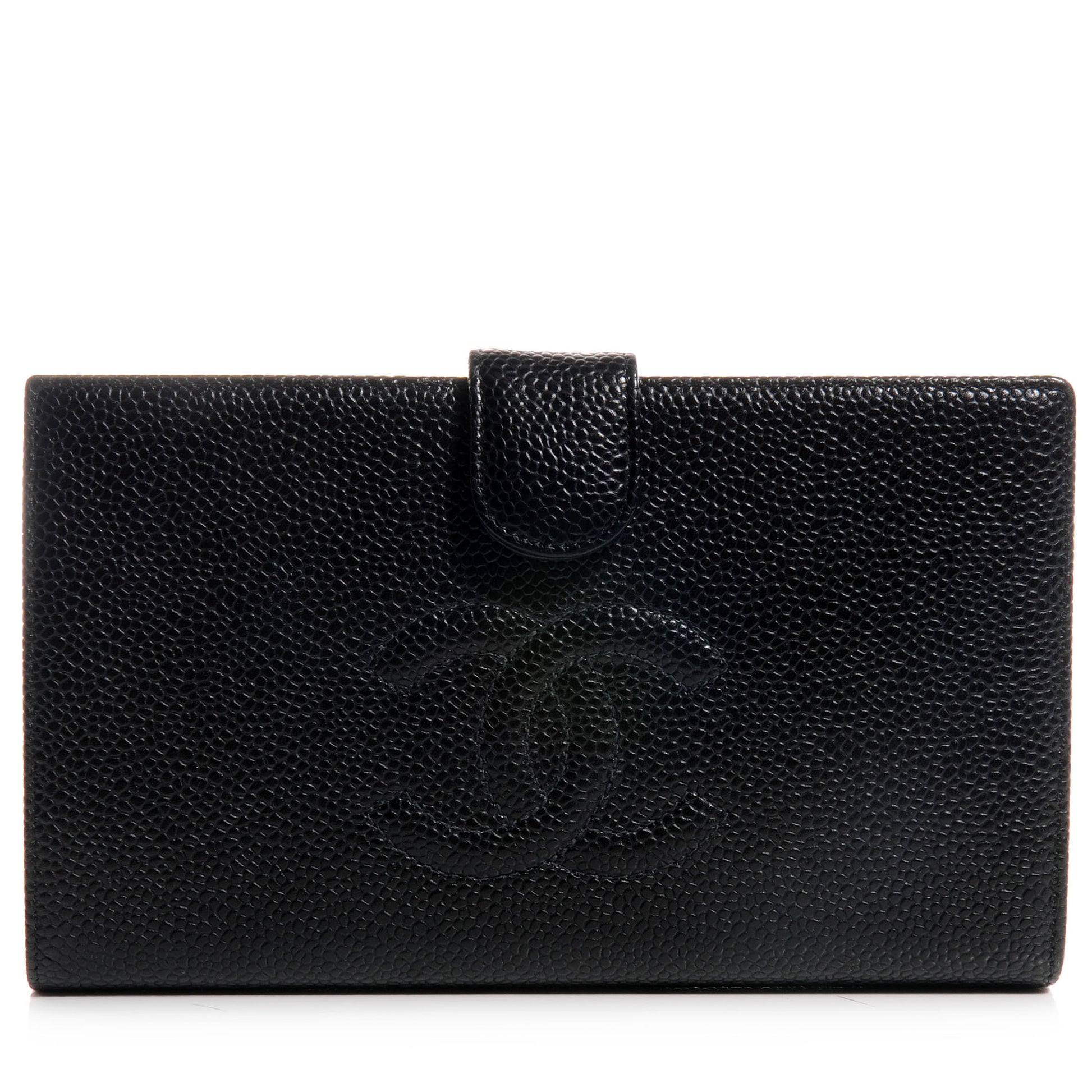 Chanel Caviar CC Wallet Black 1 of 10