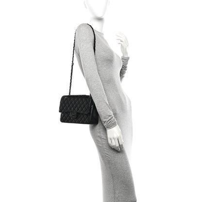 Chanel Lambskin Quilted Medium Double Flap So Black 2 of 13