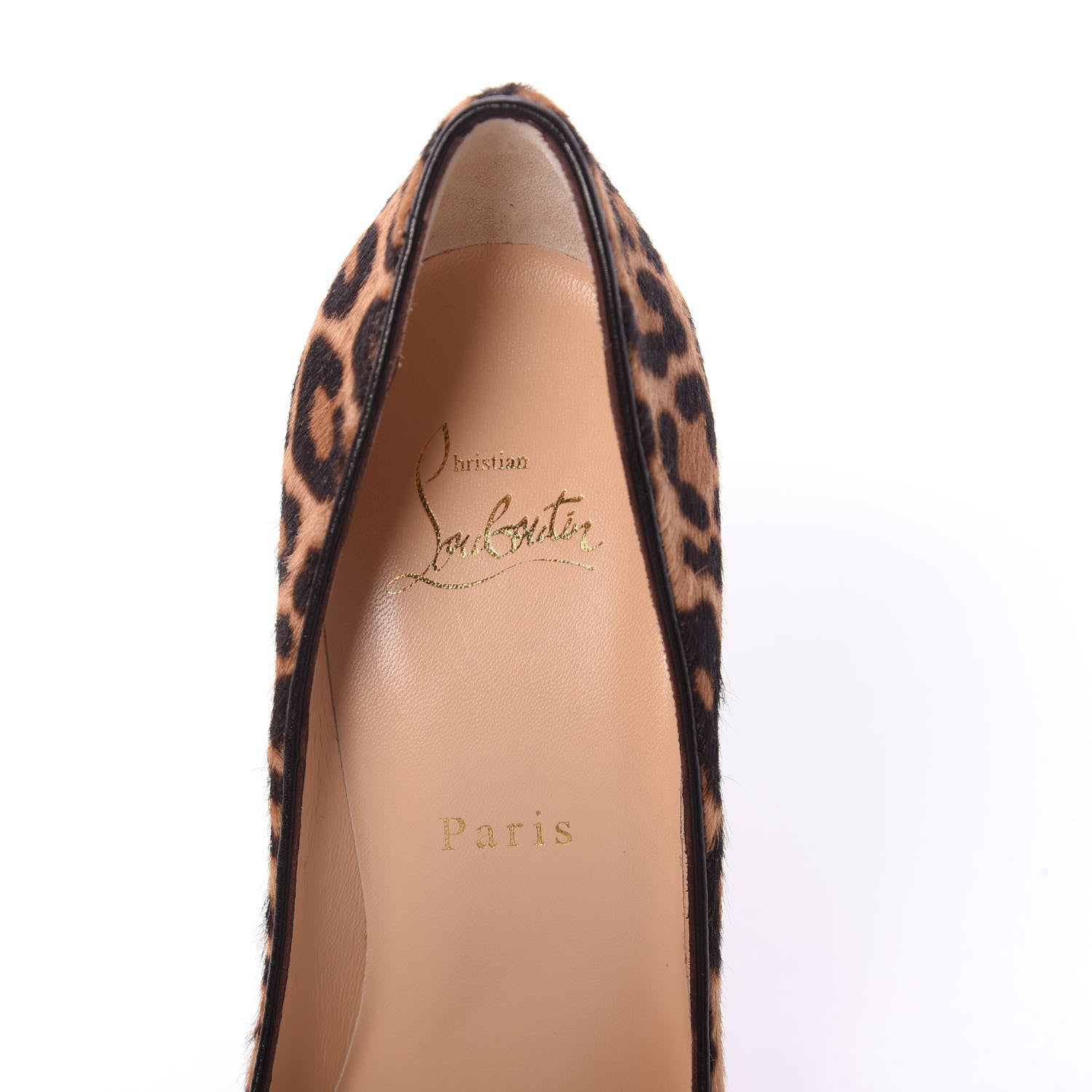 Christian Louboutin Pony Hair So Kate 120 Pumps 37.5 Leopard Black 8 of 10