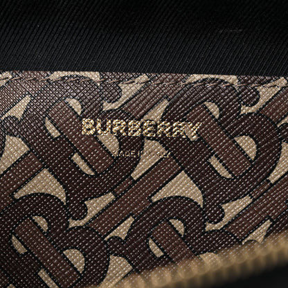 Burberry E-Canvas Monogram Stripe Medium Sonny Bum Bag Bridle Brown 6 of 10