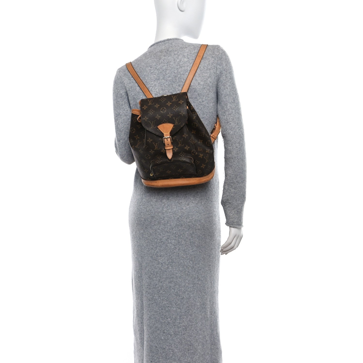 Louis Vuitton Monogram Montsouris MM Backpack 2 of 12