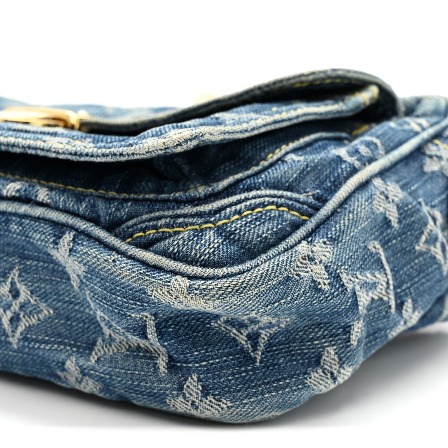 Louis Vuitton Monogram Denim Bum Bag Blue 9 of 9