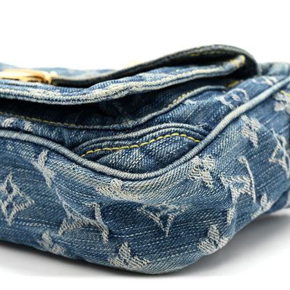 Louis Vuitton Monogram Denim Bum Bag Blue 9 of 9