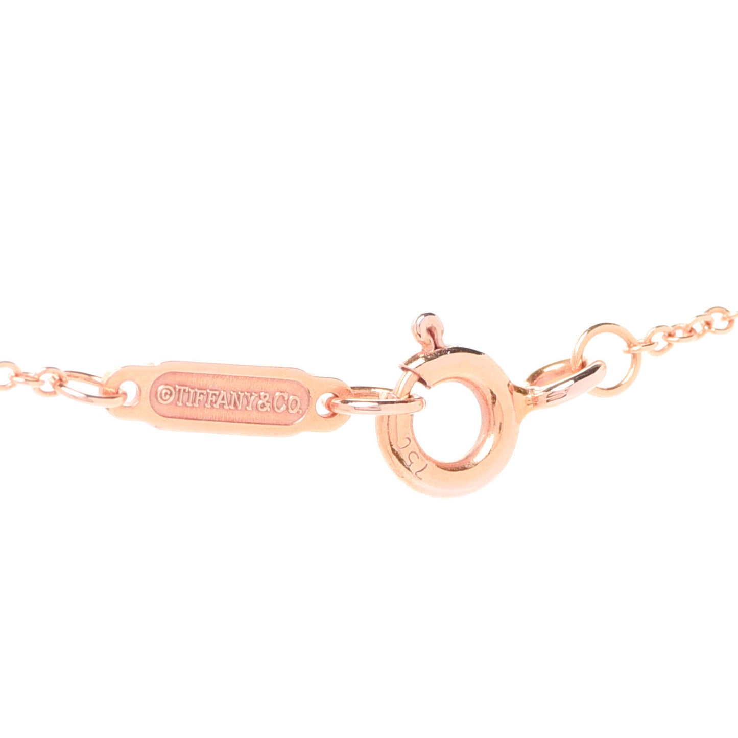 18K Rose Gold Diamond Metro Heart Pendant Necklace